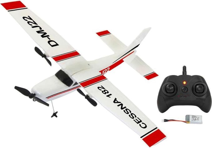 REN® RC Vliegtuig - Vliegtuig - Wit - ‎39cm x 31cm x 7cm