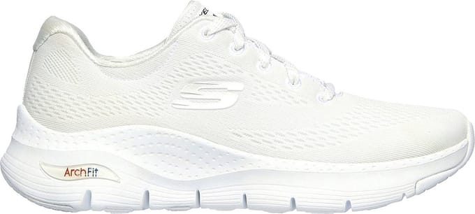 Skechers Arch Fit - Big Appeal Dames Sneakers - Wit/ Rood/ Donkerblauw