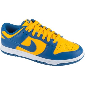 Nike Dunk Low Retro, Blauwe Sneakers voor Heren 43 blauw