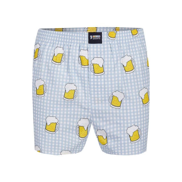 Happy Shorts Wijde Boxershorts Heren Met Print 3-Pack - Maat M