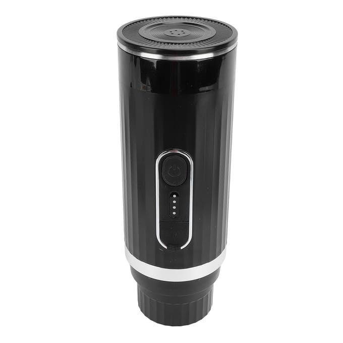 Machine à café électrique portable, auto-chauffante, rechargeable par USB, pour café moulu L noir