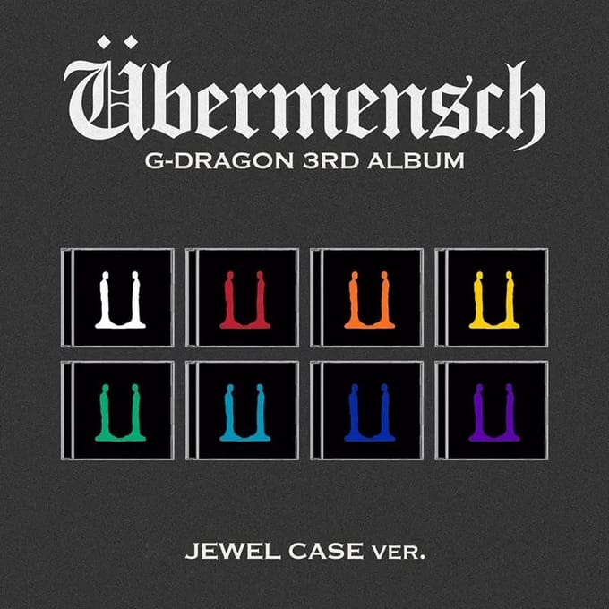 G-DRAGON - [ÜBERMENSCH] 3e album JUWEEL Set