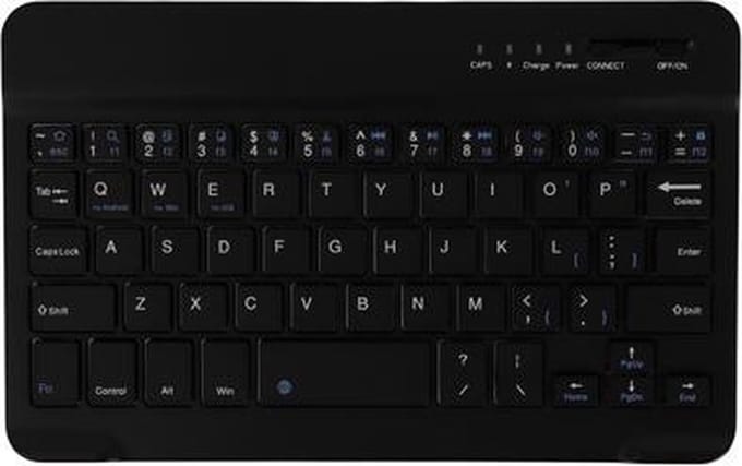BRAINZ Draadloos Toetsenbord - Bluetooth toetsenbord QWERTY - Zwart