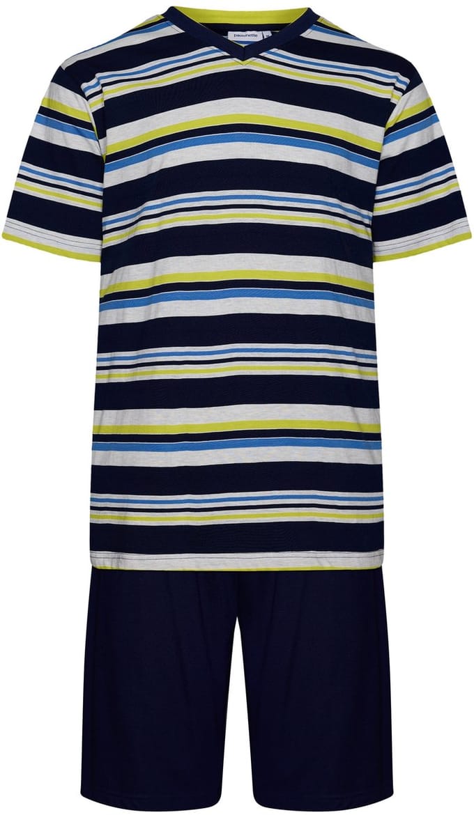 Pastunette Shortama Dusk Comfort - Katoen - Gestreept - Maat S