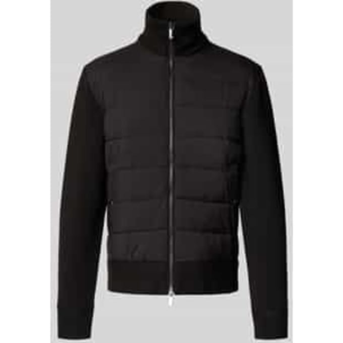 Regular fit gewatteerd jack met wol