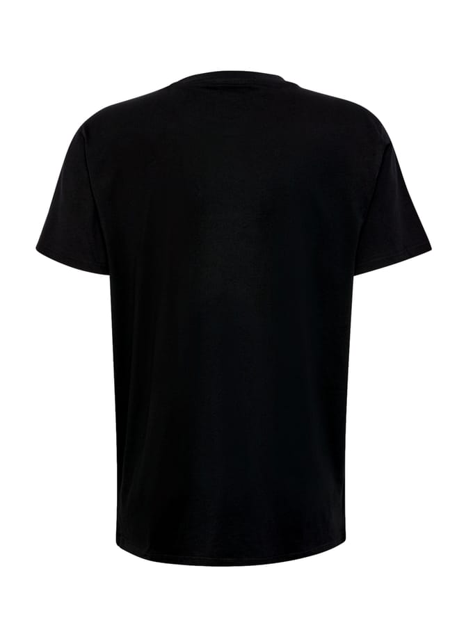 hummel Mannen T-Shirt Normale Pasvorm Stretch Ronde Hals Logo Sport Shirt
