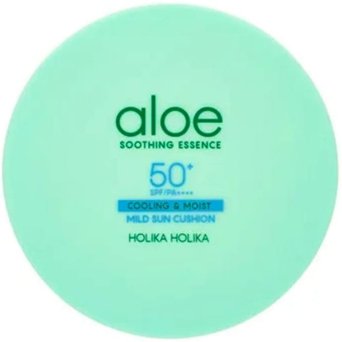 HOLIKA HOLIKA - Aloe Soothing Essence Mild Sun Cushion - Zonnebrand Compact