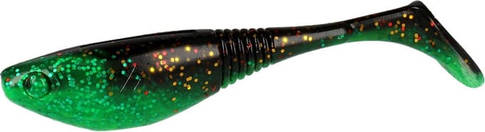 Mikado Kunstaas Spark 8.5cm – 4 stuks – Softbait Shad voor Baars & Snoekbaars – Actieve Staart