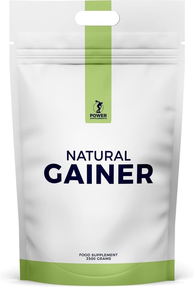 Power Supplements - Natural Gainer - 3500g - Real Strawberries