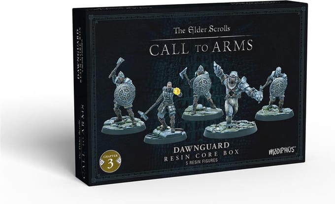The Elder Scrolls: Call To Arms - Dawnguard Core Set - Miniature Game - Ongeschilderd