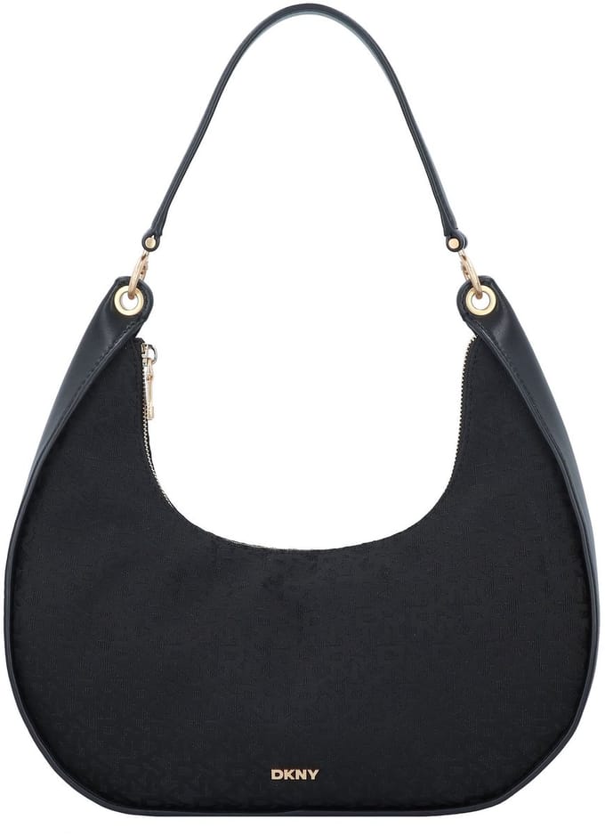 DKNY Schoudertas Abby Hobo JET BLK / BLK Zwart