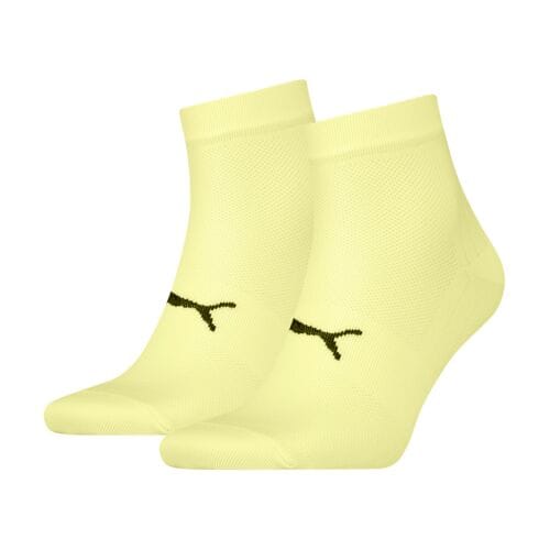 Puma Sport Light Quarter (2-pack) - hoge enkelsokken - geel