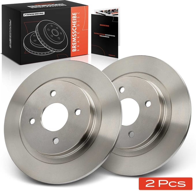 Frankberg 2x Remschijven Achteras voor Ford Focus Turnier DAW DBW DNW
