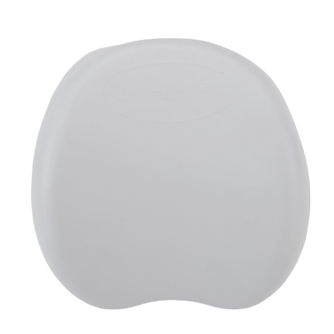 Badkussen met Zuignappen PU Waterdicht Comfortabele Badkuip Hoofdsteun voor SPA Hot Tub white