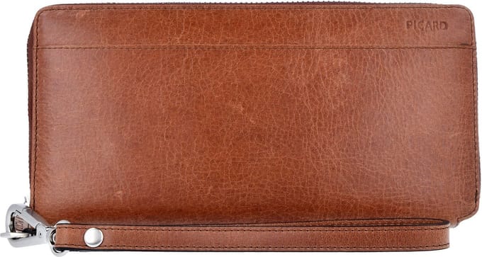 Picard Buddy portemonnee leer 22 cm - Jongens - Horizontaal - cognac