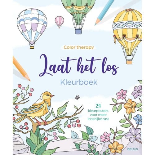 Color therapy Laat het los Kleurboek