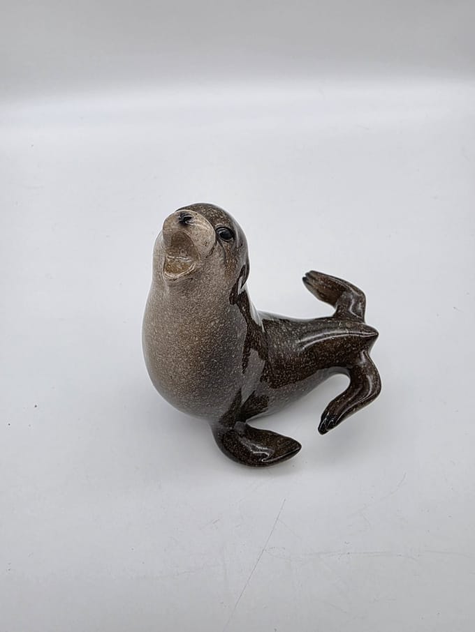 GOLDBACH Zeeleeuw van polyresin - Original Handmade - 10 cm
