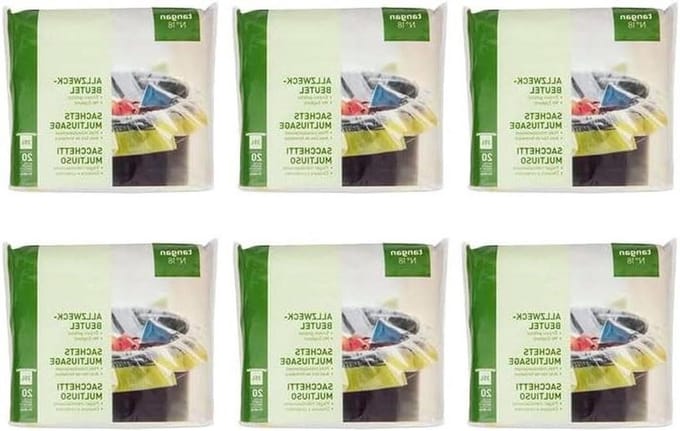 Afvalzakken - Vuilniszakken - Afval Scheiden - Scheurvast - 35 Liter - Transparant