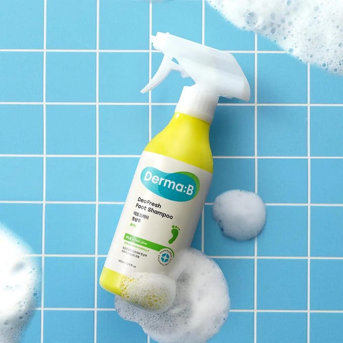 Huid:B Deo Fresh Voetshampoo - Clean Cotton (400 ml) white