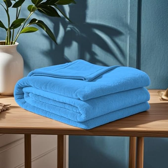 Warme Knuffeldekens 120 x 150 cm - Zachte Polyester Deken voor Slaapkamer en Camping