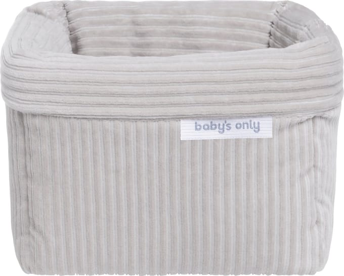 Baby's Only Commodemandje - Opbergmandje - Commode organizer - Babykamer accessoires Sense - Kiezelgrijs