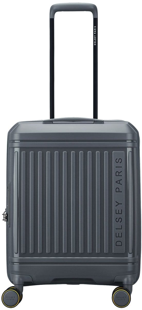 Delsey Lutece SE Handbagage Spinner 55 cm - Uitbreidbaar 34/39 liter - 55x40x20/23 cm - graphite