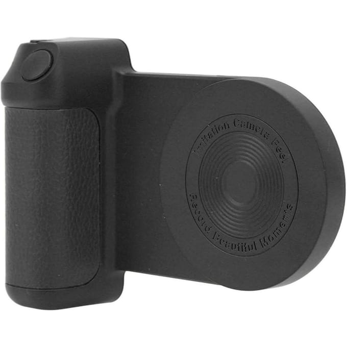 Magnetische Camera Handgreep Bluetooth Beugel Draadloze Oplader Smartphone Handgreep Houder voor Vlog Video Opnames zwart