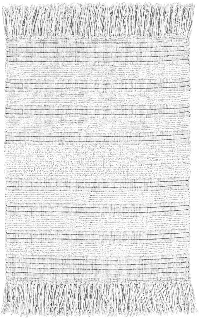 Heckettlane Badmat Antislip Nukus - Wit - 60x100 - Wasbaar