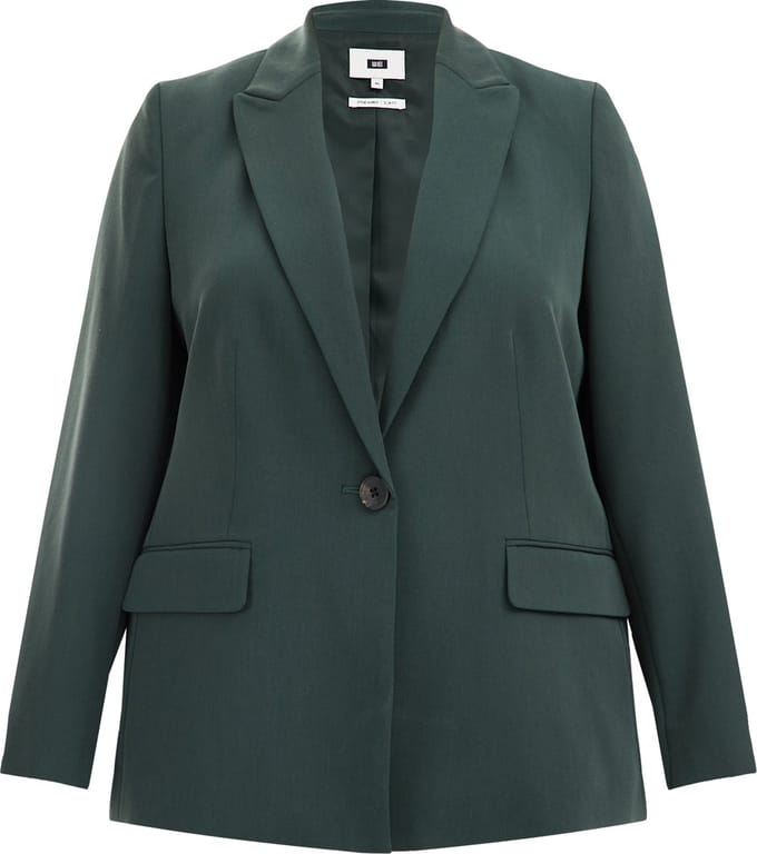 WE Fashion Dames getailleerde blazer - Curve