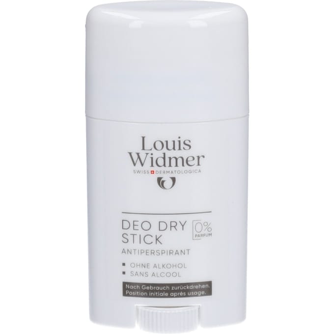 Louis Widmer Deo Dry Stick Antiperspirant - Zonder Parfum 50 Stiften