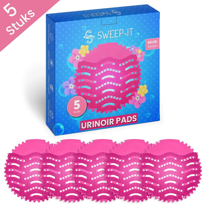 Sweep-it - Urinoir matten - 5 stuks - Frisse geur - Tegen spatten - Mango