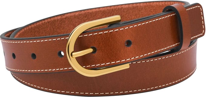 FOSSIL Riem D-Link Belt W95 Brown Bruine