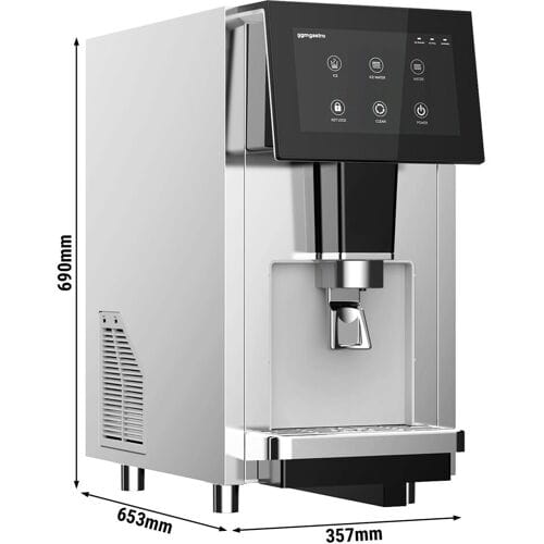 GGM Gastro Eis- und Wasserspender mit integriertem Eisbereiter - 60 kg/24 h - Touch