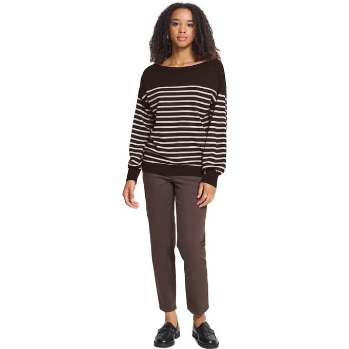 ICHI - IHLULS BOAT NECK LS - Dames - Gebreide truien