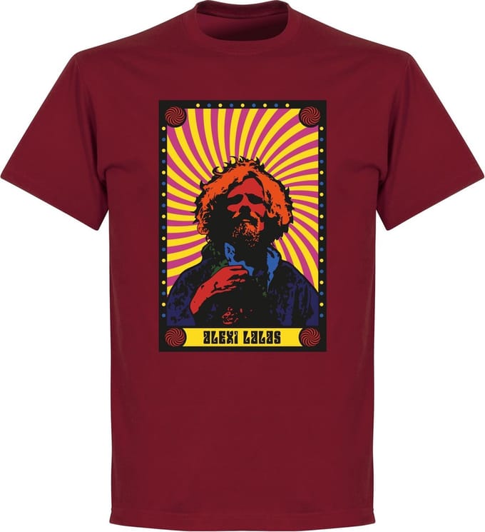Lalas Psychadelic T-Shirt - Bordeaux - S