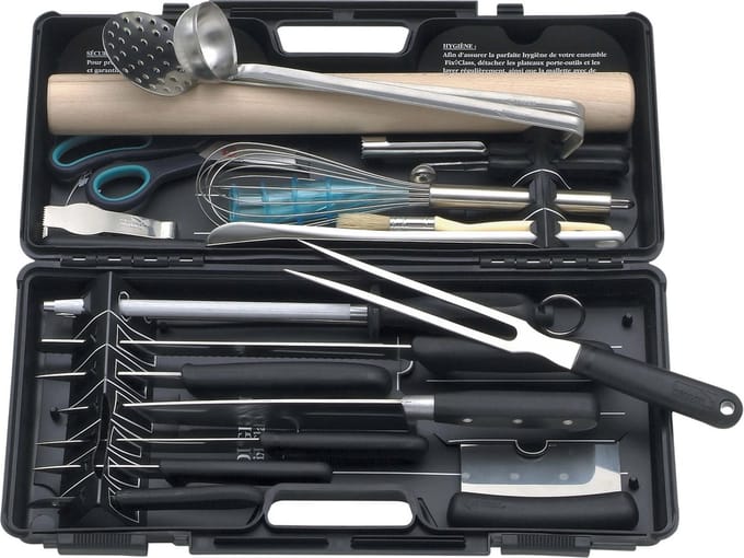 Déglon Compacte gereedschapskoffer – Schokbestendig – Polypropyleen – Zwart – 46,5x23,3x8,5 cm