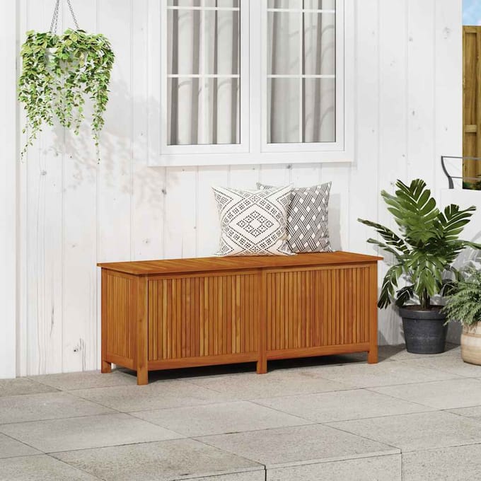 vidaXL - Tuinbox - 150x50x58 - cm - massief - acaciahout