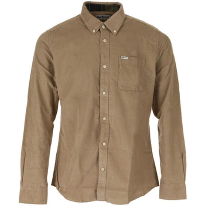 Overhemd Lange Mouw Barbour Ramsey Tailored Cord Shirt