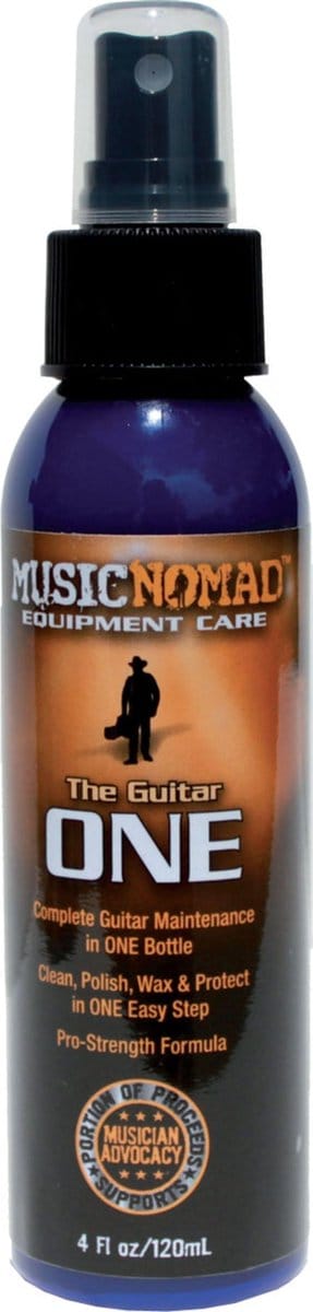 MusicNomad MN103 Guitar ONE All-in-One Cleaner, Polish en Wax 120ml