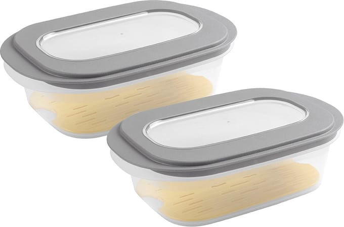 Sunware Sigma Home kaasdoos - Met tray - Set van 2 - 26.5x17.2x10x5 cm