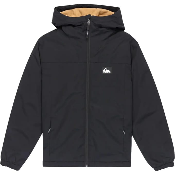 Quiksilver Overcast 3k Warm Jas Zwart 14 Years Jongen