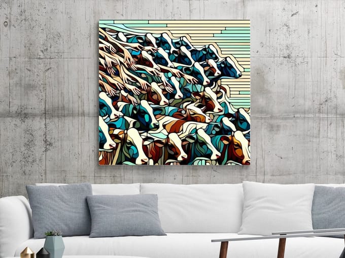 Kunstprint | Wanddecoratie | Dibond | 50 × 50 cm