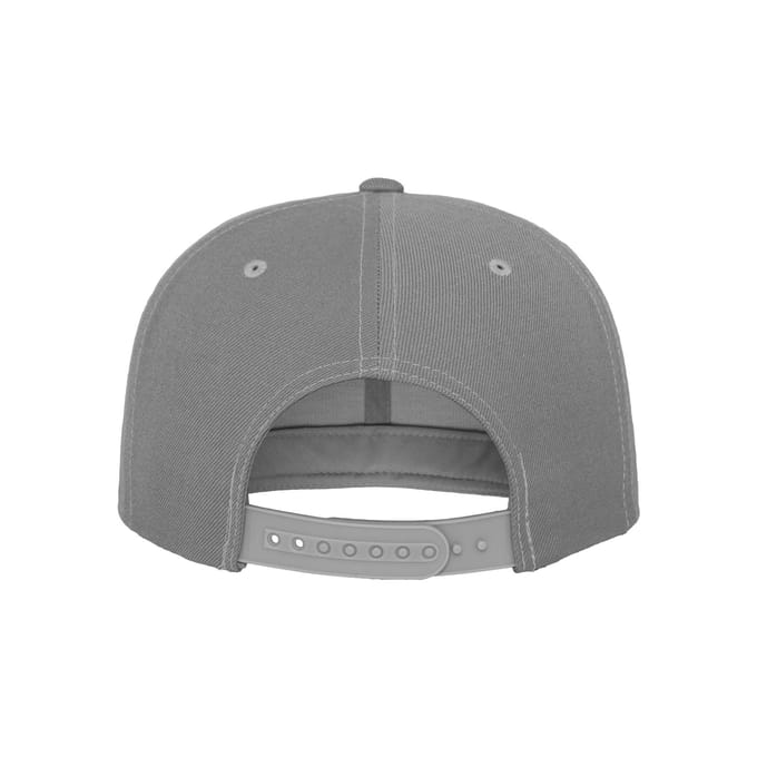Flexfit Klassieke Snapback-cap voor volwassenen (Zilver)