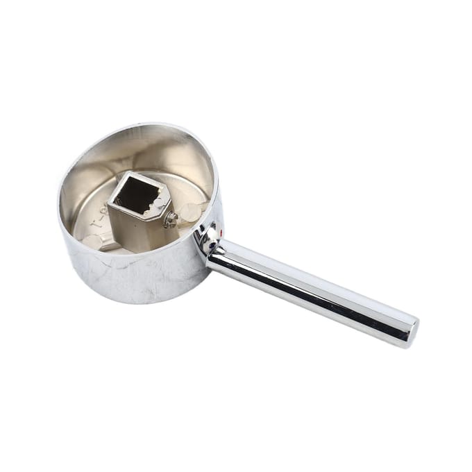 45mm Klepkern Badkamer Wastafel Waterkraan Handvat Zinklegering Kraan Hendel white