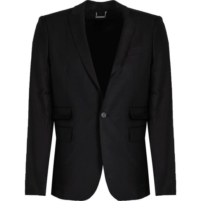 Les Hommes Garnitur Classic City Mannen zwart