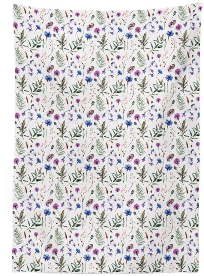 ABAKUHAUS Tafelkleed Distel – 140x170 cm – Satin Wasbaar
