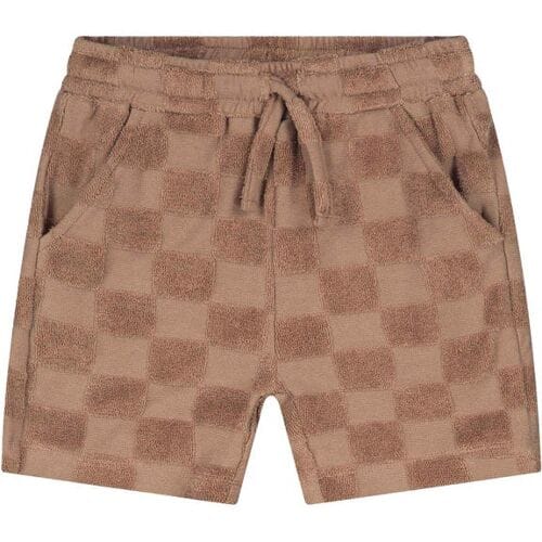 Prénatal peuter short Light Mud Brown 86 heren