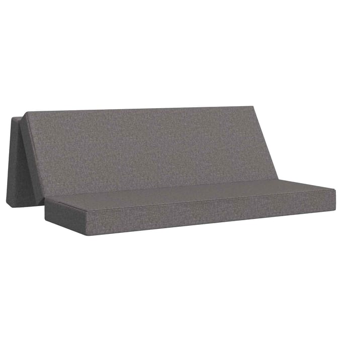 vidaXL - Vouwbare - Sofa - Bed - 180 - x - 67 - x - 45 - cm - Lichtgrijs