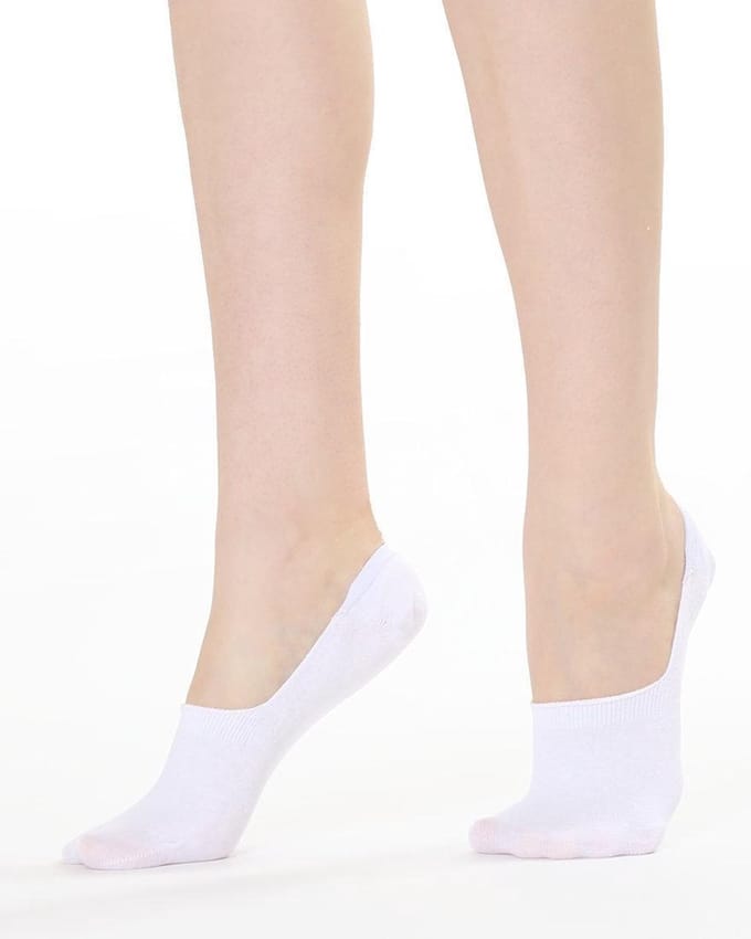 Topsocks no-show sneakersokken bamboe 2-pack - wit- 35/38