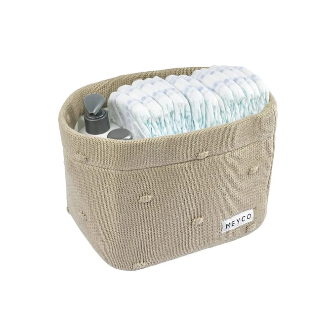 Meyco Baby Mini Knots commodemandje - sand - medium